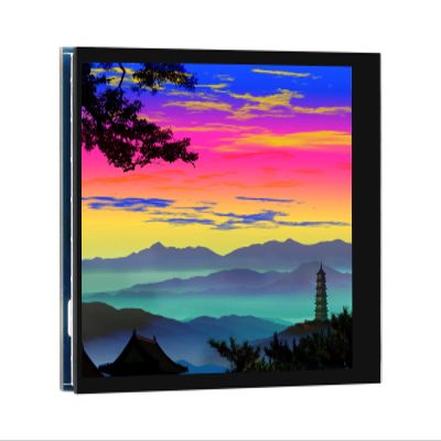 2.8 Zoll LCD Touch Display fr Raspberry Pi, Kapazitiver Touch DPI IPS Bildschirm mit 480640 Auflsung, Untersttzt Raspbian Kali Systeme, Vollstndig Laminierte Hartglasabdeckung