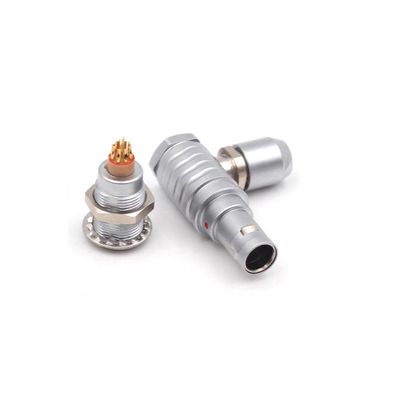 0B 9pin Aviation Connector, FHG.0B.309.CLAD52 Egg.0B.309 9 Wire Push-Pull Self-Lock Industrial Camera Medical Device Power Signal Plug Socket Set (FHG+Egg.0B.30-, 9 Pin)