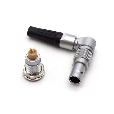 0B Rotatable 2 Pin Aviation Connector Set, 2 Wire FHG.0B.302 Egg.0B.302 Push-Pull Self-Lock Industrial Camera Electrical Power Signal Plug Socket (FHG+Egg.0B.30- (Rotatable), 2 Pin)