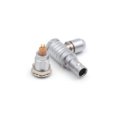 0B 4pin Aviation Connector, FHG.0B.304.CLAD52 Egg.0B.304 4 Wire Push-Pull Self-Lock Industrial Camera Medical Device Power Signal Plug Socket Set (FHG+Egg.0B.30-, 4 Pin)