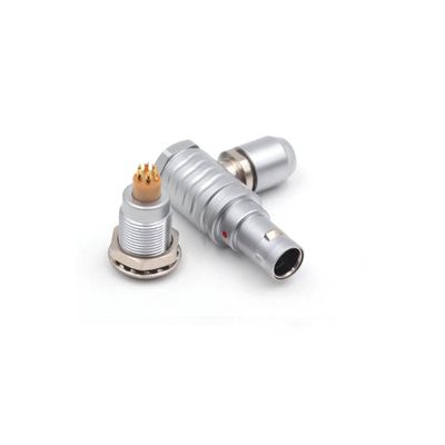 0B 6pin Aviation Connector, FHG.0B.306.CLAD52 Egg.0B.306 6 Wire Push-Pull Self-Lock Industrial Camera Medical Device Power Signal Plug Socket Set (FHG+Egg.0B.30-, 6 Pin)
