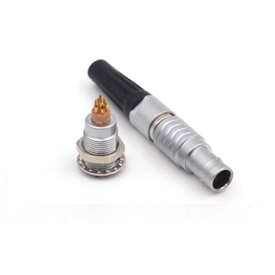 0B 9 Pin Aviation Connector, FGG.0B.309.CLAD52 Egg.0B.309 9 Wire Push-Pull Self-Lock Industrial Camera Medical Device Electrical Power Signal Plug Socket Set (FGG+Egg.0B.30-, 9 Pin)