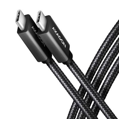 AXAGON Compatible BUCM32-CM20AB Kabel USB-C 3.2 Gen 2 auf USB-C 3.2 Gen 2, Schwarz - 2m