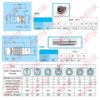 0B 5 Pins Aviation Connector Plug Socket Set, FGG.0B.305.CLAD & Egg.0B.305 5 Wire Push-Pull Self-Lock Industrial Camera Medical Device Power Signal Plug Socket (FGG+Egg.0B30-, 5 Pin) view 4
