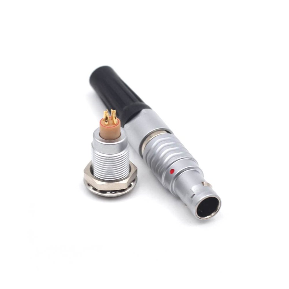 0B 5 Pin Aviation Connector, FGG.0B.305.CLAD52 Egg.0B.305 5 Wire Push-Pull Self-Lock Industrial Camera Medical Device Electrical Power Signal Plug Socket Set(FGG+Egg.0B.30-, 5 Pin)