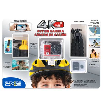 Explore One 4K Action Camera with WiFi Bundle