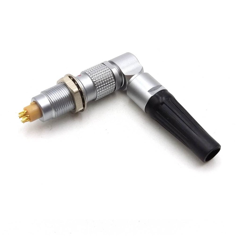 0B Rotatable 5 Pin Aviation Connector Set, 5 Wire FHG.0B.305 Egg.0B.305 Push-Pull Self-Lock Industrial Camera Electrical Power Signal Plug Socket (FHG+Egg.0B.30- (Rotatable), 5 Pin)