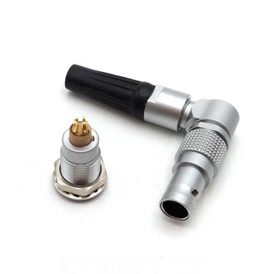 0B Rotatable 4 Pin Aviation Connector Set, 4 Wire FHG.0B.304 Egg.0B.304 Push-Pull Self-Lock Industrial Camera Electrical Power Signal Plug Socket (FHG+Egg.0B.30- (Rotatable), 4 Pin)