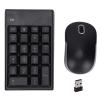Number Pad 2.4GHz Wireless Number Keypad 1200DPI Sensitive Durable Number Pad Mouse Combo for Home Office Travel, USB Numeric Keypad view 1