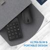 Number Pad 2.4GHz Wireless Number Keypad 1200DPI Sensitive Durable Number Pad Mouse Combo for Home Office Travel, USB Numeric Keypad view 4