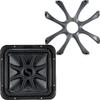 KICKER Subwoofer and Grille Package of 2 Items: 10" Solo-Baric L7S Subwoofer DVC 4-ohm with Metal Grille - 44L7S104 Sub & 08GL710 Grill view 1