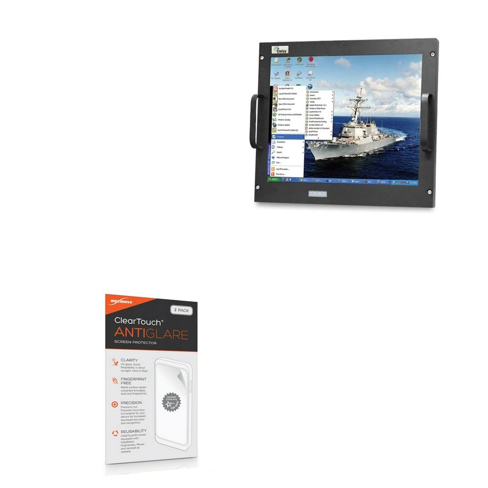 BoxWave Screen Protector Compatible with Daisy Data 2430AC - ClearTouch Anti-Glare (2-Pack), Anti-Fingerprint Matte Film Skin