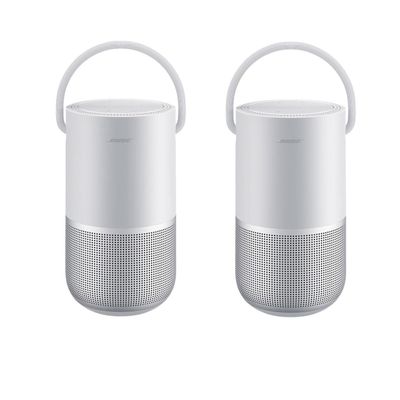 Bose 2x Portable Home Speaker, Luxe Silver