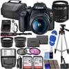 Canon EOS Rebel T7 DSLR Camera Bundle with Canon EF-S 18-55mm f/3.5-5.6 is II Lens + 2X 32GB Memory Cards + Filters + Preferred Accessory Kit, Black (Renewed) view 1