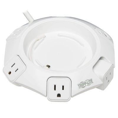 Tripp Lite Safe-IT Conference Surge Protector, Micro-USB Mount, 4-Outlets, USB-C & 3 USB-A, 10ft / 3M Cord, 100,000 Insurance & Lifetime Manufacturer's Warranty (TLP410UCUFOAM)