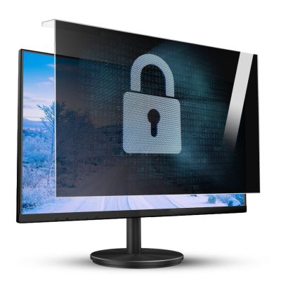 JCSKY Diagonally 17-32" Acrylic Hanging Type Privacy Screen Protector, Anti-Blu-Ray for Desktop PC Widescreen Computer Monitors Easy to Install and Clean,18.5in(425250mm)