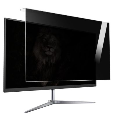 JCSKY 17-32 Inch Computer Screen Hanging Privacy Filter for Widescreen Computer Monitors, Anti-Glare Anti-Blu-Ray Eye Protection Acrylic Protector Film,27in(659396mm)