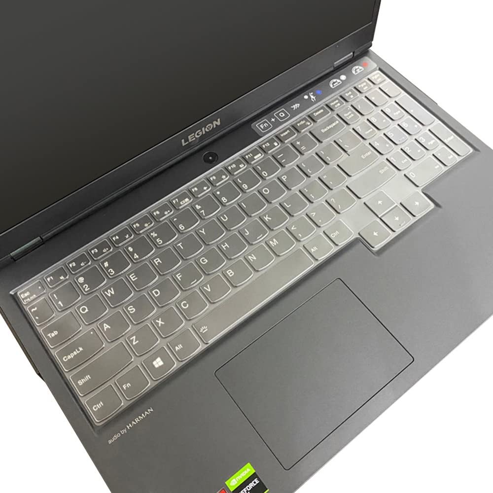 Keyboard Cover for Lenovo Legion 5 5i 5p 5pi 15.6 17.3/ Pro 5 5i 7 7i (Gen 8/9) 16, Legion 9 16IRX8 16IRX9/Pro 9i Gen 9 16/ Slim 7 7i(Gen9/Gen 8/7/6), Lenovo LOQ 15.6 16 inch, Clear