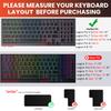 Keyboard Cover for Lenovo Legion 5 5i 5p 5pi 15.6 17.3/ Pro 5 5i 7 7i (Gen 8/9) 16, Legion 9 16IRX8 16IRX9/Pro 9i Gen 9 16/ Slim 7 7i(Gen9/Gen 8/7/6), Lenovo LOQ 15.6 16 inch, Clear view 2