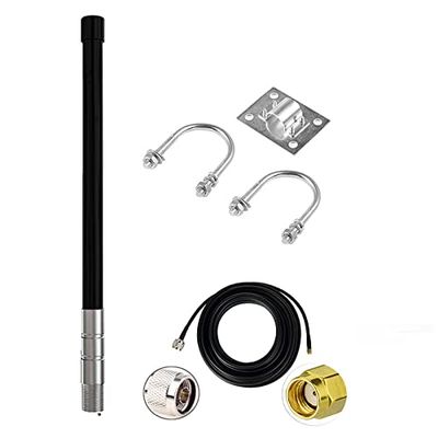 5.8 dbi 915mhz Lora Helium Antenna-21inch with 9.8ft RP-SMA RG58 Cable-for All Brands Helium Hotspot HNT Miner