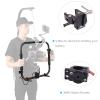 RS 2 Ring Grip,DF DIGITALFOTO RS2 Power Supply System Support Rig Dual Handle Ring Compatible with DJI RS 2 Gimbal,Including ARRI Rosette Adapter and Clamp view 3