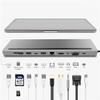 11in1 USB C Hub with 4K HDTV USB3.0 SD/TF Card Reader VGA Rj45 Ethernet 3.5mm Audio and USB C PD Type-C Adapter Dock for MacBook/Pro/Air, iMac and More view 3