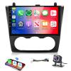 Podofo 32G Car Stereo Radio for Nissan Altima 2008 2009 2010 2011 2012 Wirless Carplay Android Auto 9 inch HD IPS Touch Screen Bluetooth GPS WiFi FM/RDS MirrorLink Backup Camera (for Manual A/C) view 1