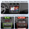 Podofo 32G Car Stereo Radio for Nissan Altima 2008 2009 2010 2011 2012 Wirless Carplay Android Auto 9 inch HD IPS Touch Screen Bluetooth GPS WiFi FM/RDS MirrorLink Backup Camera (for Manual A/C) view 2