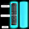 2 Pack Case for LG TV Remotes, Cover for LG Smart TV Remote Control AKB75095307 AKB75375604 AKB74915305 Original, Replacement Silicone Skin Sleeve Glow in The Dark Blue Purple view 4