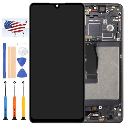 for Huawei P30 Screen Replacement P30 ELE-L29 ELE-L09 ELE-L04 ELE-AL00 LCD Display Touch Panel Matrix Digitizer Assembly Full Repair Parts Kit (with Fingerprint Function) (OLED Black Frame)