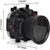 Seafrogs 40M/130FT Professional Underwater Camera Housing Case with Standard Port for Sony A7 II A7R II A7S II 28-70mm Lens(Black) view 3