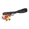 1pcs 1m 3 RCA Male to 3 RCA Male Composite Audio Video AV Cable Plug Audio/Video Cables view 3