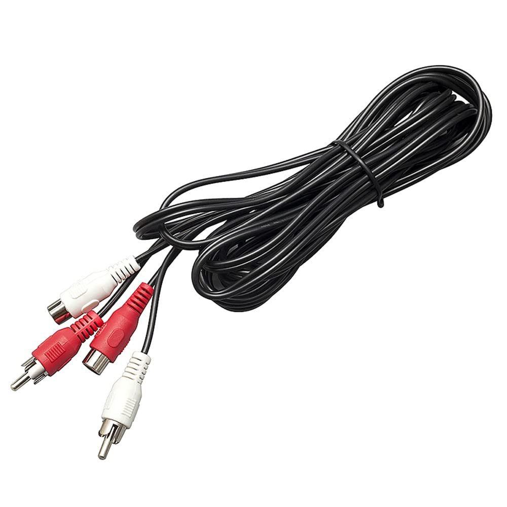 1pcs 1.8m AV Extension Cable RCA Stereo Audio Extension Cable 2RCA Male to 2RCA Female Audio Extension Cable Red/White Connector