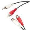 1pcs 1.8m AV Extension Cable RCA Stereo Audio Extension Cable 2RCA Male to 2RCA Female Audio Extension Cable Red/White Connector view 3