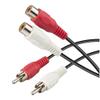 1pcs 1.8m AV Extension Cable RCA Stereo Audio Extension Cable 2RCA Male to 2RCA Female Audio Extension Cable Red/White Connector view 4