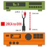 1pcs 1m 5 Pin DIN to 2 RCA Male Adapter Cable Audio Video AV Cables,2RCA to DIN view 2