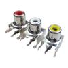 ezqnirk 5PCS AV-8.4-3 AV Pin Jack 3 Color RCA Female Audio Video AV Socket Connector,Yellow view 2