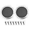 Heyiarbeit 2Pcs 3" Speaker Grill Cover Round Metal Mesh Speaker Grills Guard Protector Mesh Speaker Decorative Circle Silver with Screws view 1