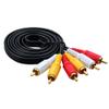 1pcs 1.5m/3m/5m/10m/15m/20m 3RCA Male to 3 RCA Male Composite Audio Video AV Cable Plug 3X RCA,5m view 3