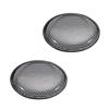Heyiarbeit 2Pcs 8" Speaker Grill Cover Round Metal Mesh Speaker Grills Guard Protector Mesh Speaker Decorative Circle Black 2Pcs view 1