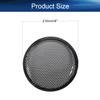 Heyiarbeit 2Pcs 8" Speaker Grill Cover Round Metal Mesh Speaker Grills Guard Protector Mesh Speaker Decorative Circle Black 2Pcs view 2