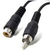 ezqnirk 2pcs 2m/3m RCA Extension Cable (1 RCA Female to 1 RCA Male, Subwoofer, Mono, Audio Video Cable, Digital and Analogue),3m view 2