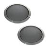 Heyiarbeit 2Pcs 8" Speaker Grill Cover Round Metal Mesh Speaker Grills Guard Protector Mesh Speaker Decorative Circle Silver with Screws