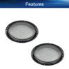 Heyiarbeit 2Pcs 8" Speaker Grill Cover Round Metal Mesh Speaker Grills Guard Protector Mesh Speaker Decorative Circle Silver with Screws view 3