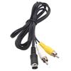 1pcs 1.5M 3 PIN AV Cable Cord Wire Audio Video AV Stereo Composite Adapter Cable view 1