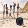 Aiwa BST-330RD Compact Bluetooth Speakers, Long Life, High Performance, Hyperbass Technology, 10 W Power, RGB Lighting, Card Reader, Waterproof Colour: Black and Red view 2
