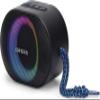 Aiwa BST-330BL Compact Bluetooth Speaker, Durable, Powerful, Hyperbass Technology, 10 W Power, RGB Lighting, Card Reader, Waterproof Colour: Black and Blue view 1