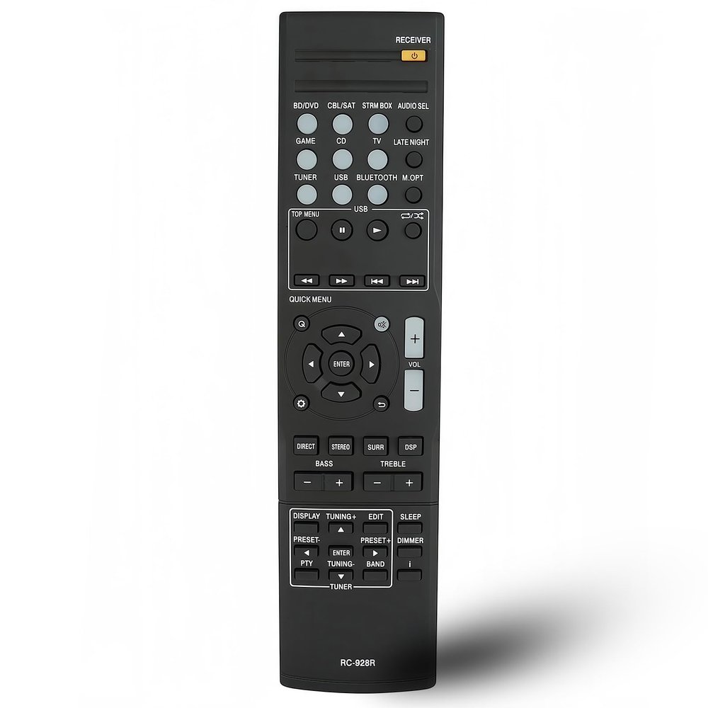 Replacement Remote Control fit for Onkyo AV Receiver TX-SR383 HTP-395 HT-R395 HT-R397 HT-S3800 HT-S3900