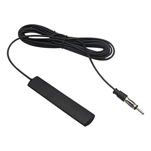 Azuocn Car Antenna, Universal AM/FM Radio Antenna, 5M/16ft, Black, Compatible with Car Stereo Receiver, Media Head Unit, Marine Boat Radio