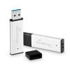 MediaRange USB 3.0 High Performance Memory Stick 128 GB - Mini USB Flash Drive Aluminium Housing, External Memory Expansion with Read Speed of up to 220 MB/s, Colour Silver view 2